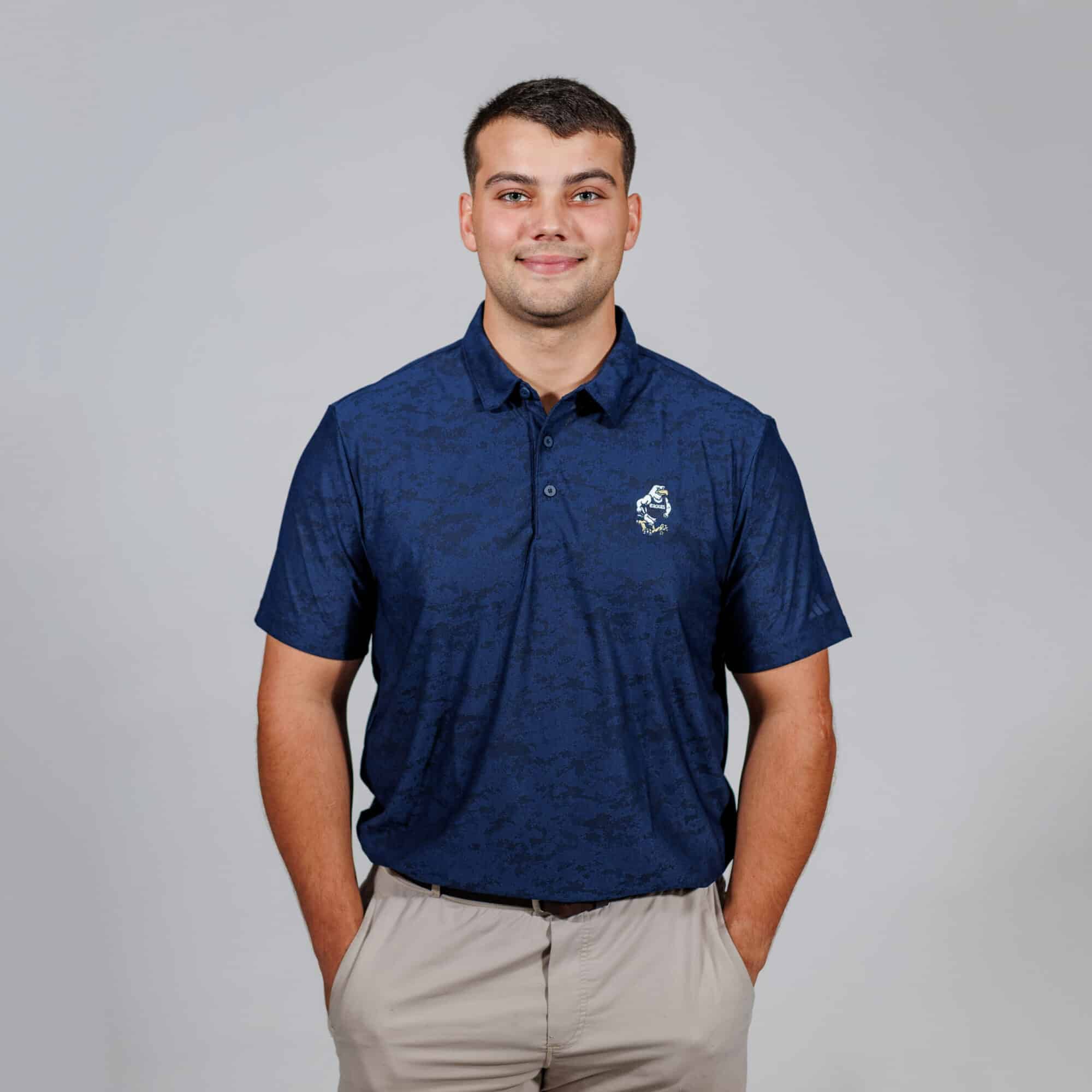 Georgia Southern adidas Textured Gus Polo