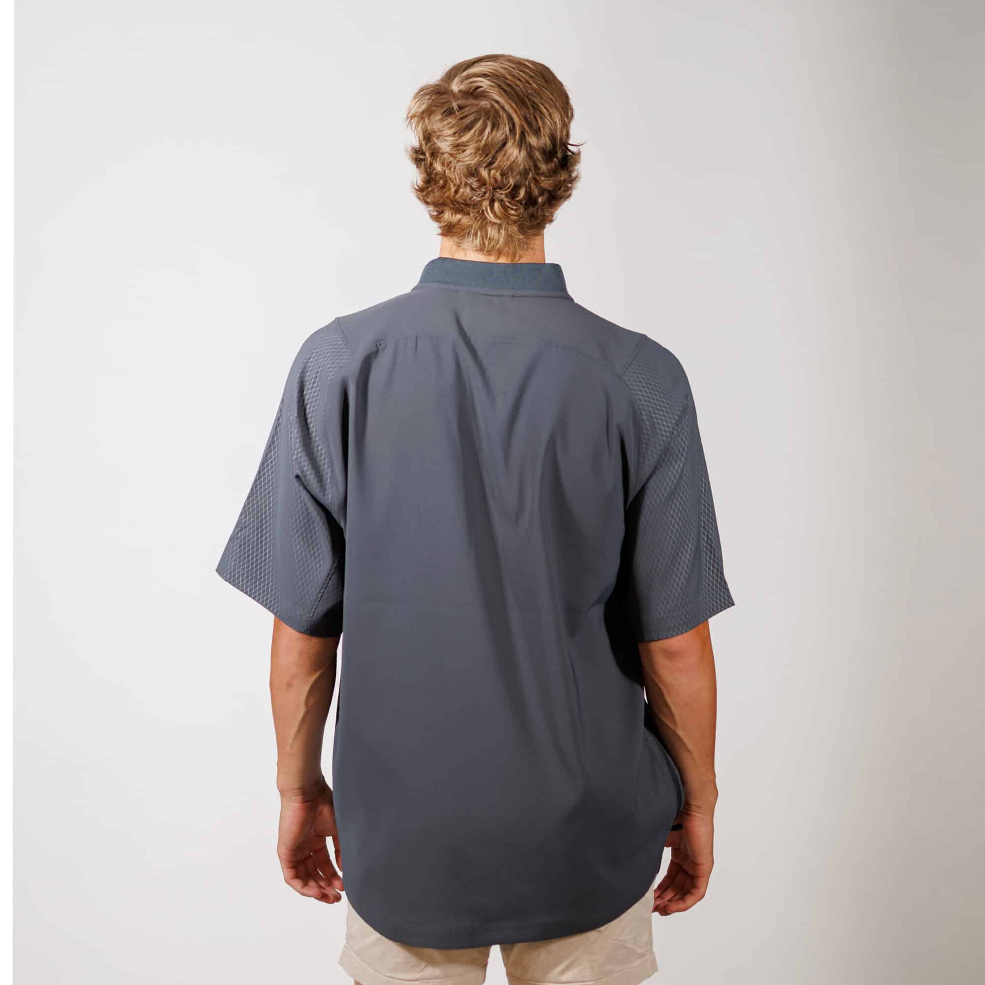 Georgia Southern New Era Cage Short Sleeve 1/4 Zip Jacket - Image 7
